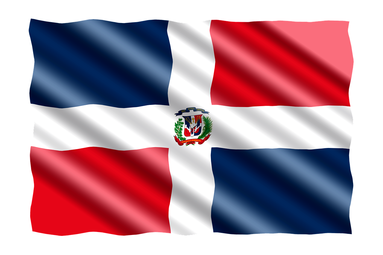 banner, flag, dominican republic