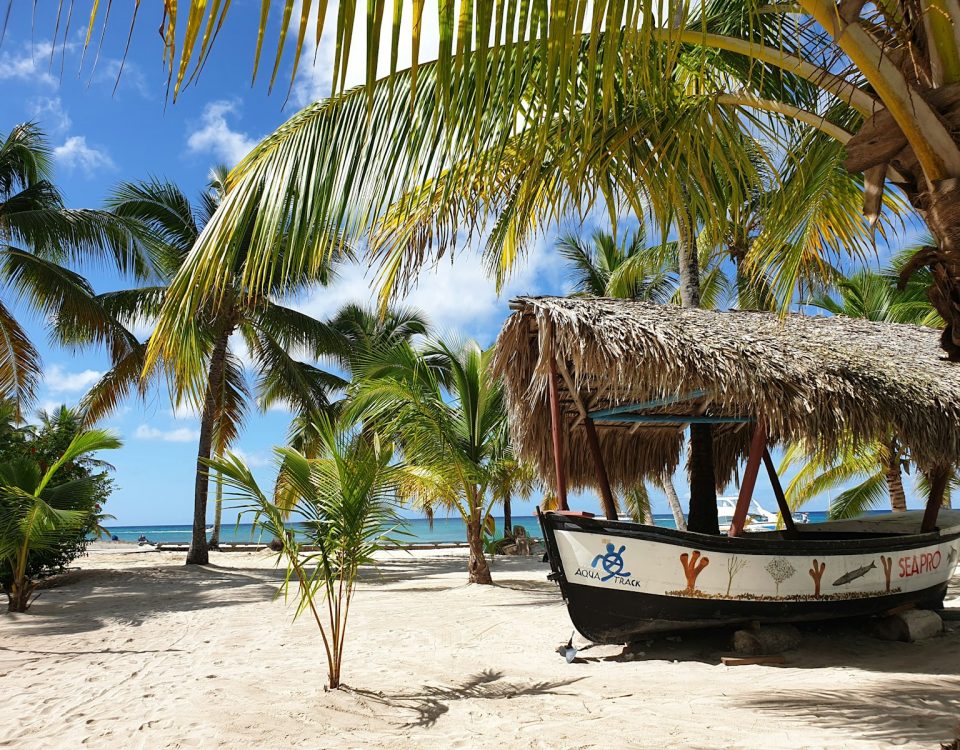 Dominikansiche Republik Erfahrungen, Boot am Strand